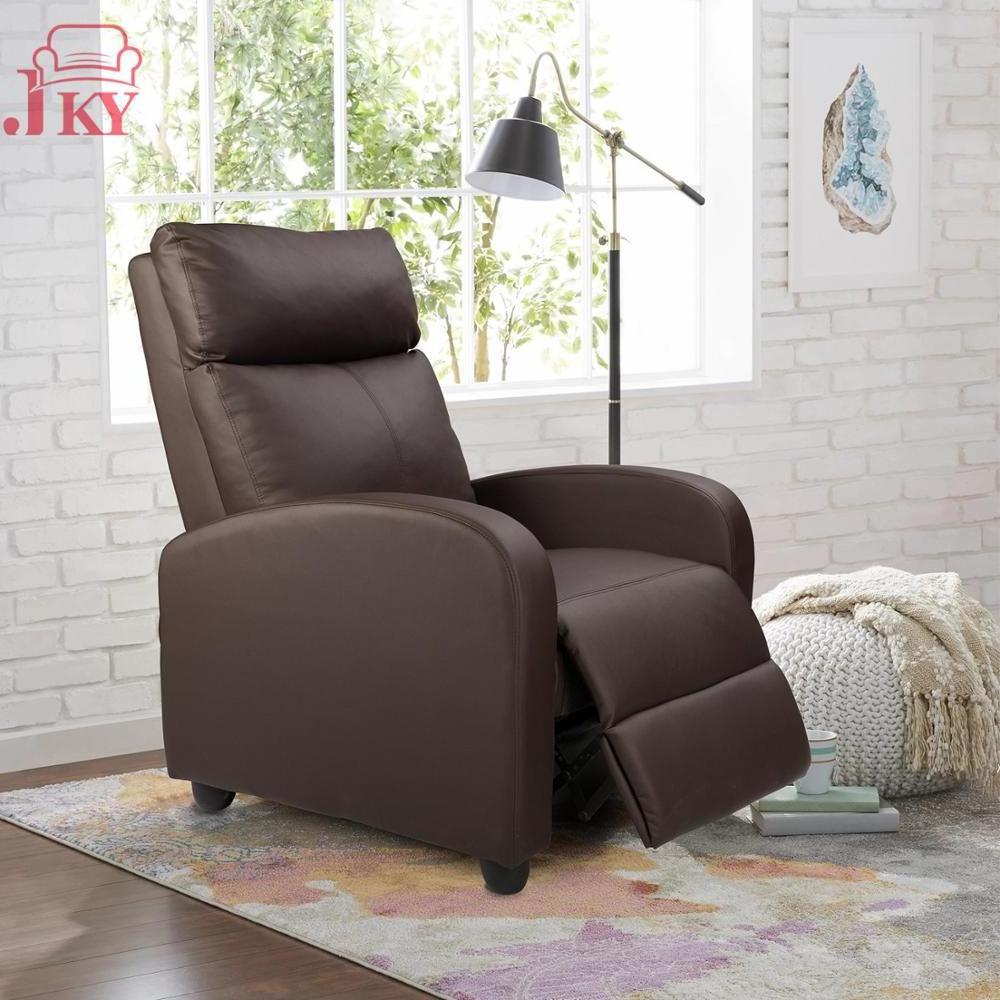 Geeksofa Leather Manual Recliner Chair Modular and Foldable Lazy Boy Style for Hotel Bedroom School Wholesale Furniture