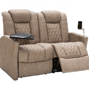 JKY Furniture ZOY Comfortable Leisure Home Theater Cinema Seating RV Recliner Sofa Chair With Tray Table