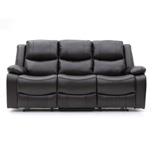 Geeksofa  Modern 3+2 Leather  Manual  Modern Living Room Sofa Sectional  2-Seater With Console Sofa Set For Living Room