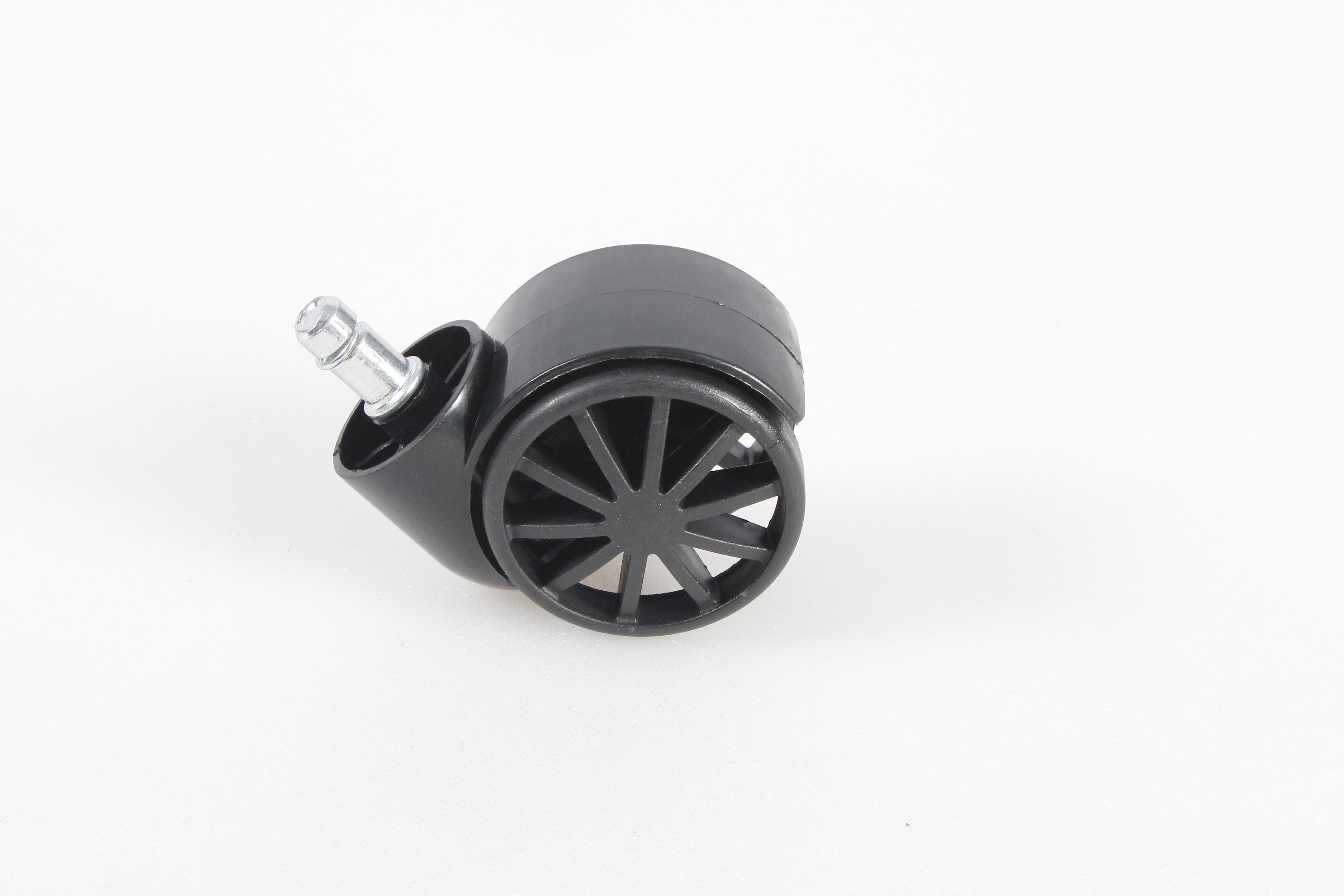 All style Hot Black 60MM Plastic Chair Caster Furniture Nylon Castor Wheels For Office Chairs