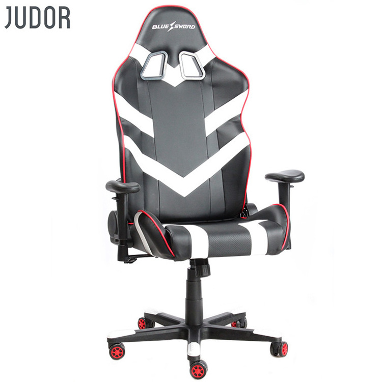 Judor Leather Gaming Chair Racing Chair Executive Chair With Wheels