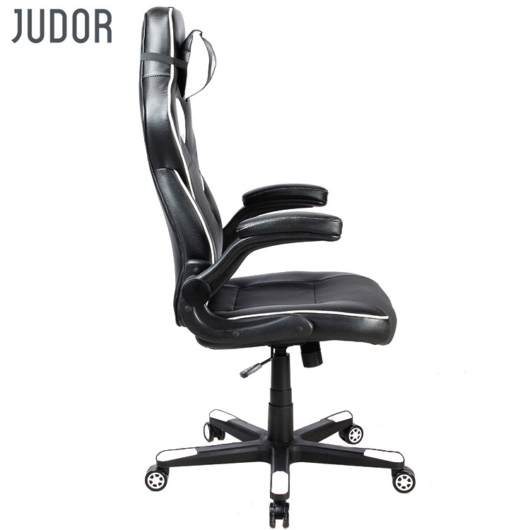 Judor Comfortable Leather Gaming Office Chair Luxury Swing Chair