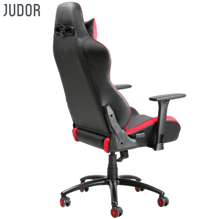 Judor Custom Modern Office Massage Chairs Recliner Ergonomic Racing Gaming Chair With Headrest and Lumber Support Caster Wheels