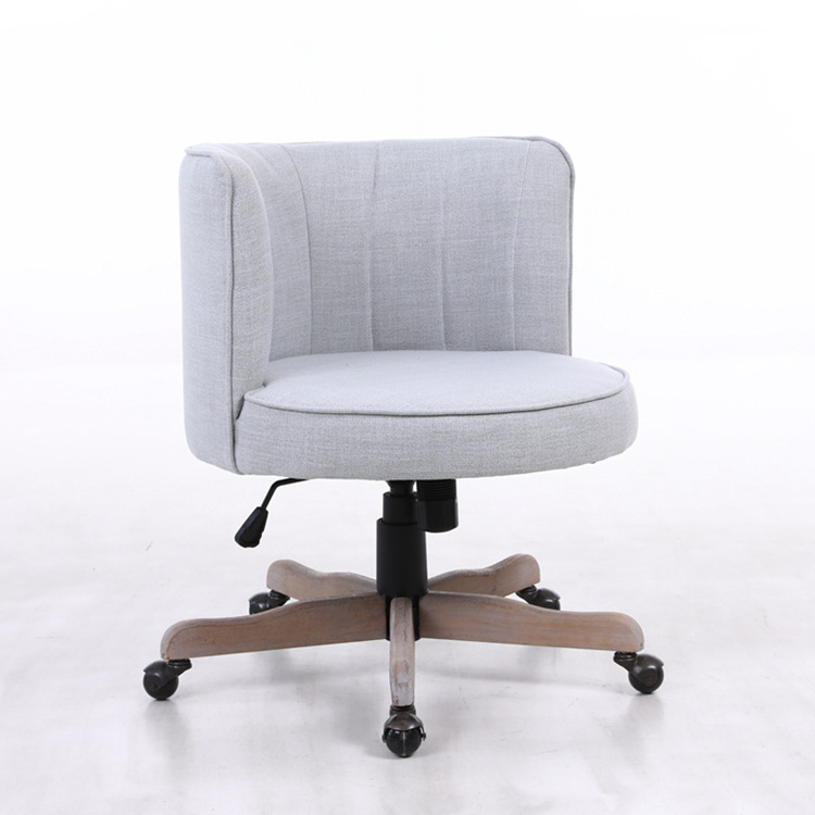 Design Grey Fabric Modern Adjustable Reading Room Lounge Leisure Chair