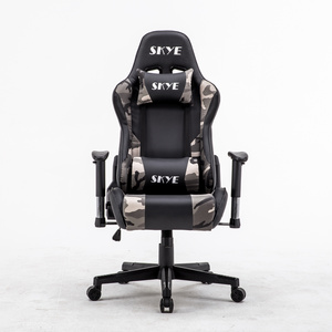 2021 New Design Lumber Support Ergonomic Office Silla Gamer Chairs Racing Gaming Chair With Headrest