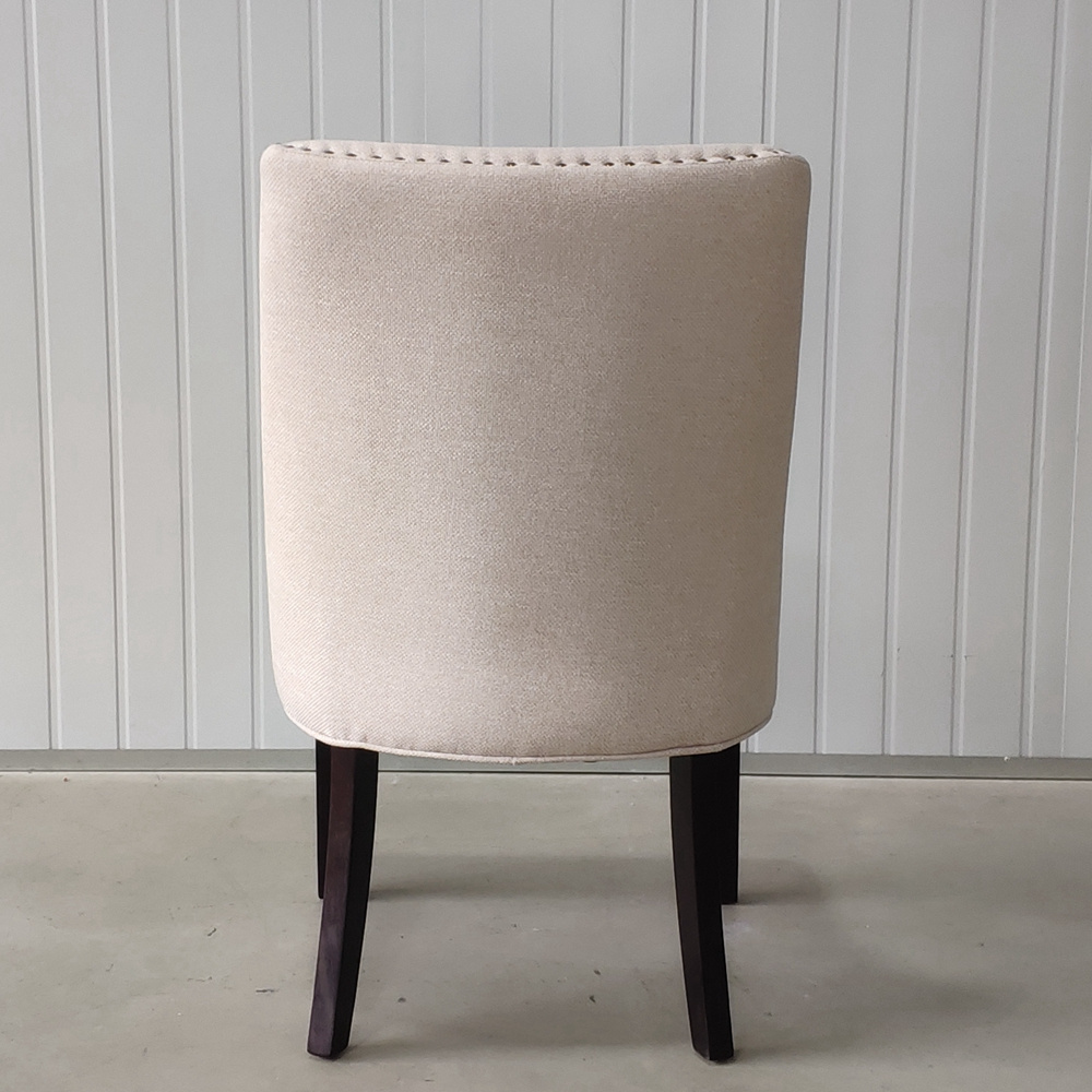 Solid Rubber Legs Fabric Dining Chair Wholesale Factory Direct Restaurant Hotel Chairs Stock Clearance