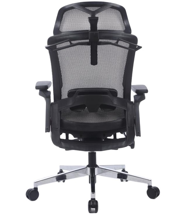 Mesh Modern Ergonomic Swivel Chair With Headrest and Back Coat Hanger