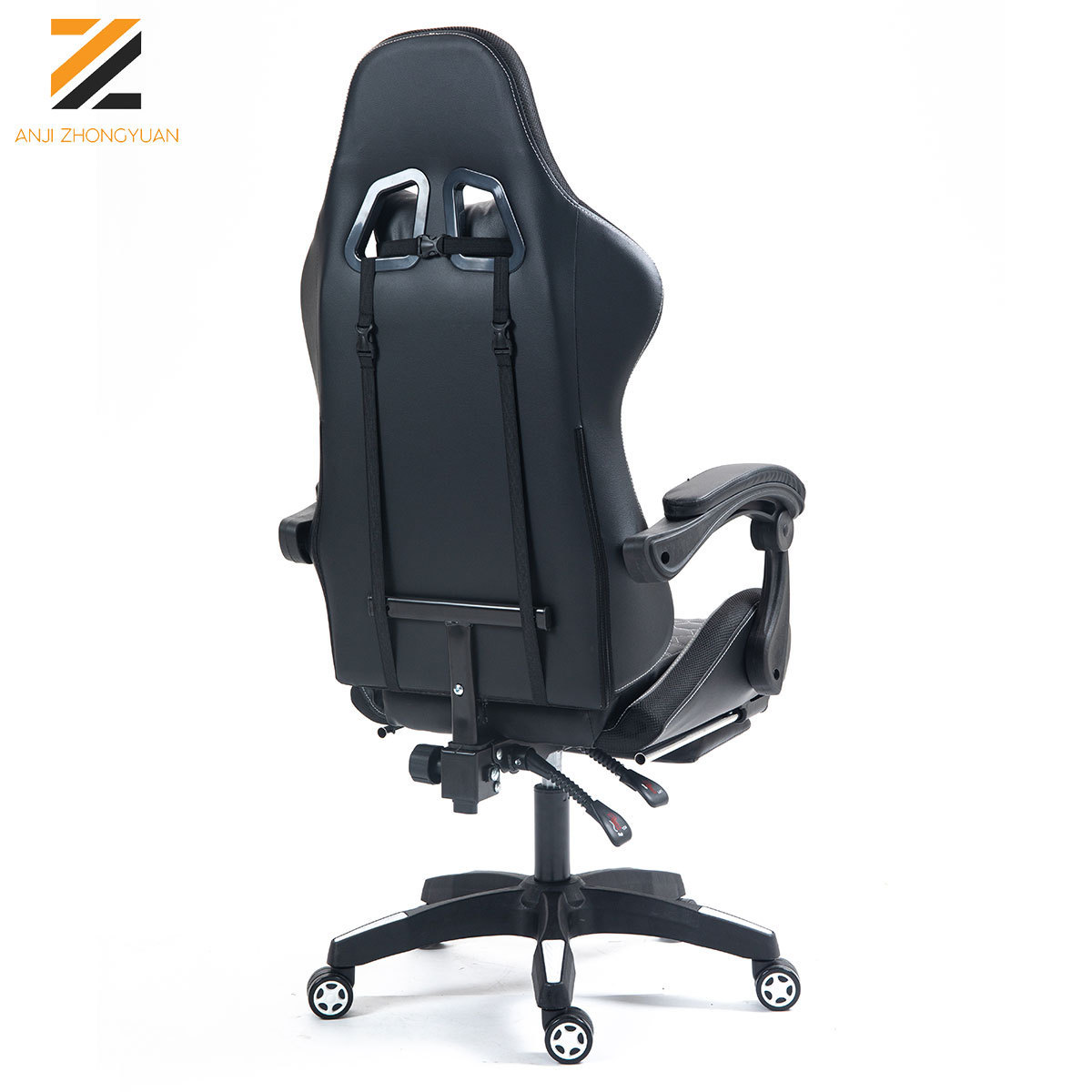 High quality pu gaming chairs office leather gaming computer chair with roller adjustable backrest