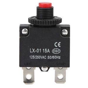 2A 3A 5A 6A 7A 8A 10A 15A 20A Circuit Breaker Overload Protector Switch Fuse Push to Reset Thermal Switch