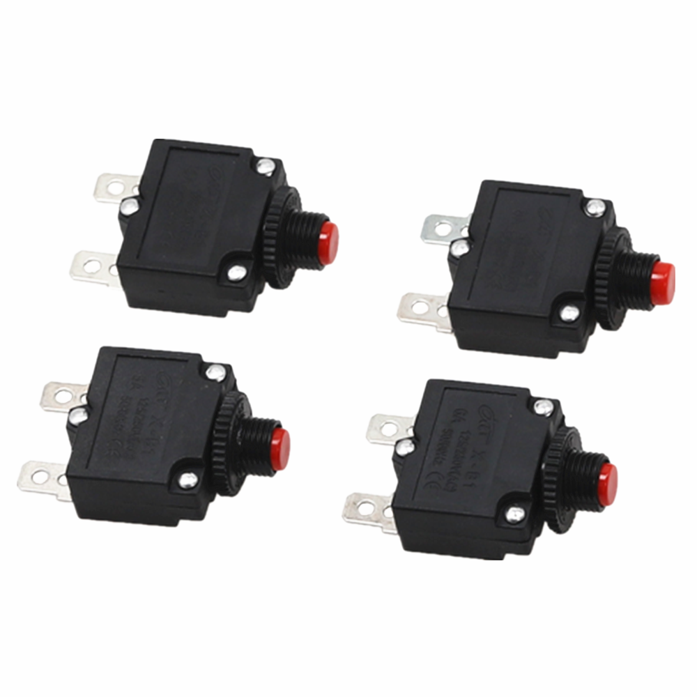 2A 3A 5A 6A 7A 8A 10A 15A 20A Circuit Breaker Overload Protector Switch Fuse Push to Reset Thermal Switch