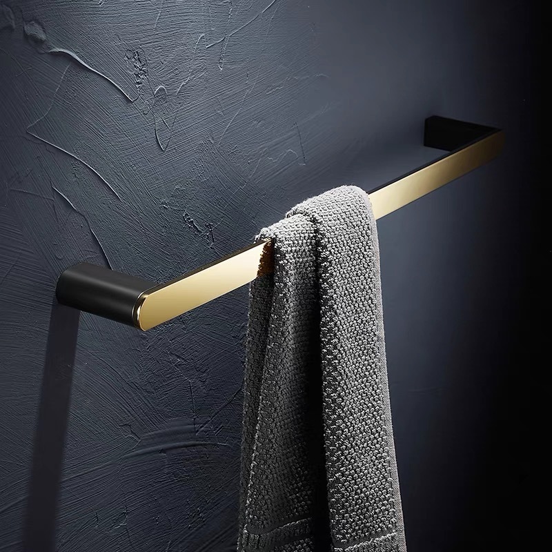 Solid Brass Towel Holder with Gold for Bathroom brass towel rack