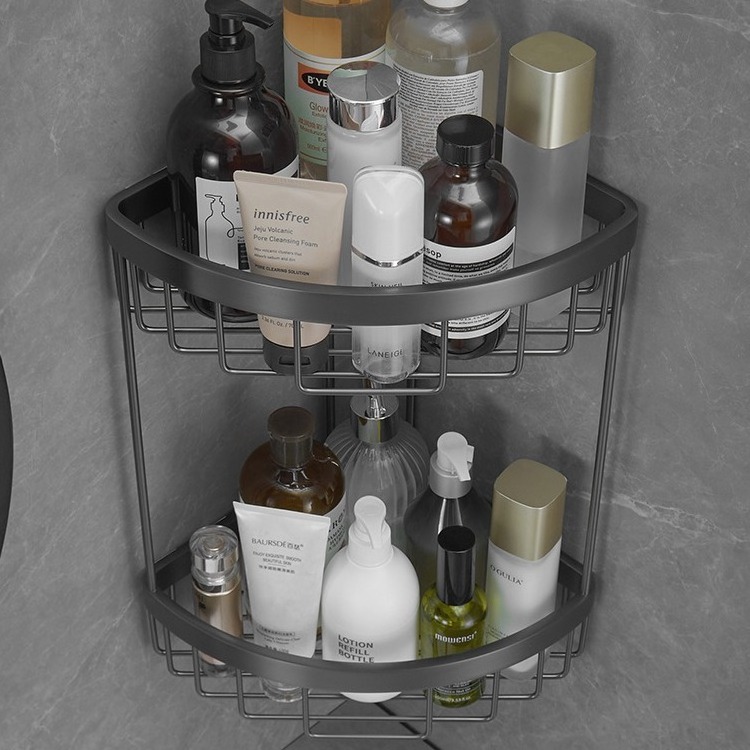 Bathroom Corner Shelf Triangle Shower Caddy for Toilet Bathroom Accessories Organizer