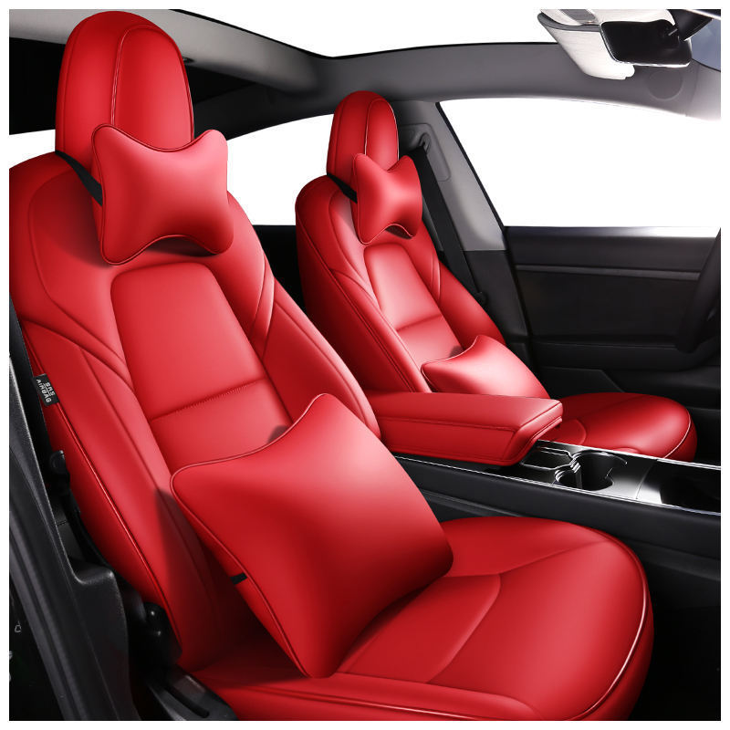 Anjuny  universal  Luxury  custom  Model 3 model Y Leather  model y seat cover