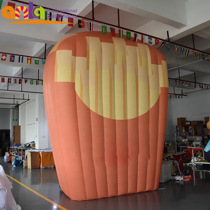 Giant advertising helium pvc balloon model inflatable Sandwiches, hamburgers, French fries