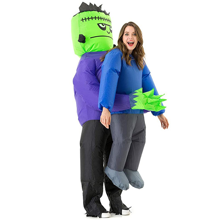 Factory Price Customizable Size Adult Children Dress Up Hulk Hijacks Humans Holiday Party Halloween Giant Inflatable Costume