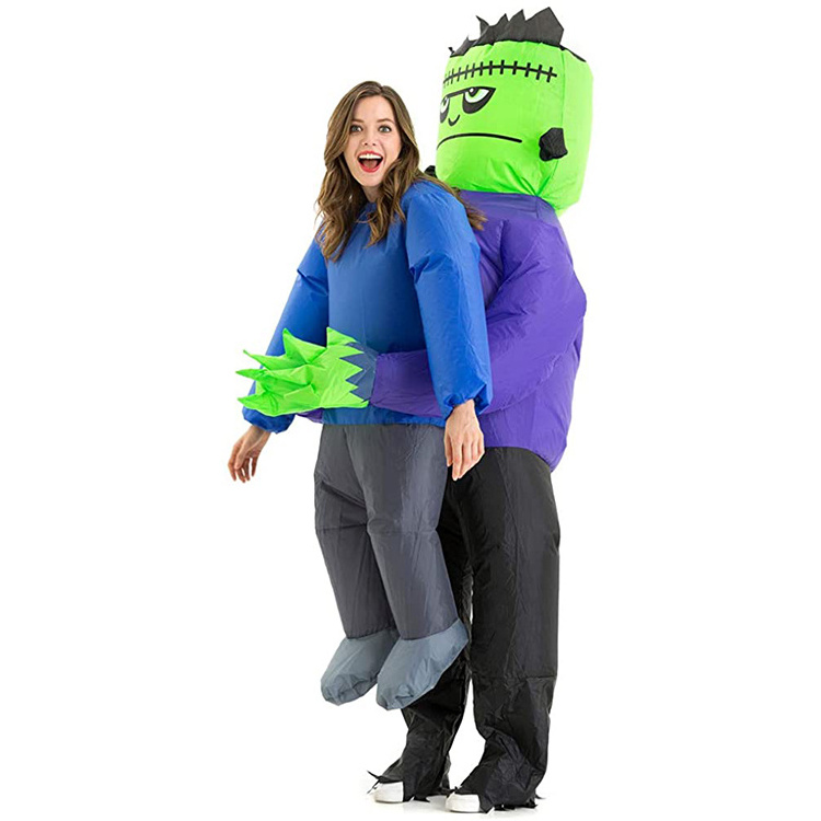 Factory Price Customizable Size Adult Children Dress Up Hulk Hijacks Humans Holiday Party Halloween Giant Inflatable Costume