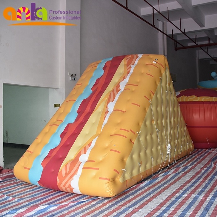 Giant advertising helium pvc balloon model inflatable Sandwiches, hamburgers, French fries