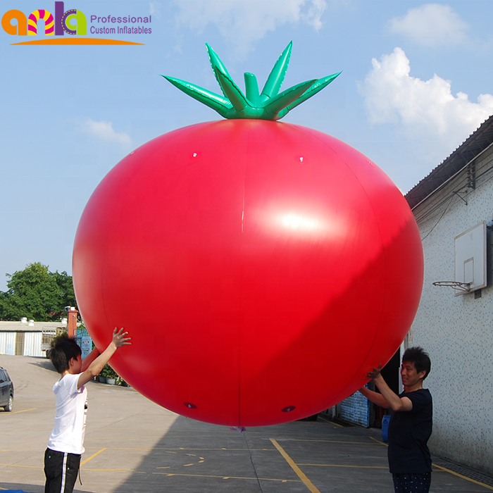 Outdoor giant inflatable vegetable balloon inflatable tomato for sale