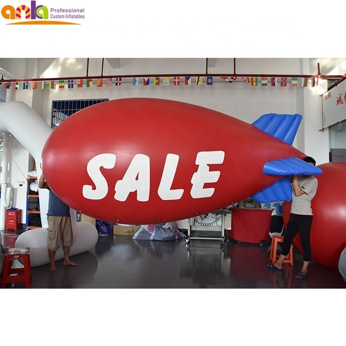 Discount price rc helium airship advertising inflatable blimp for sale