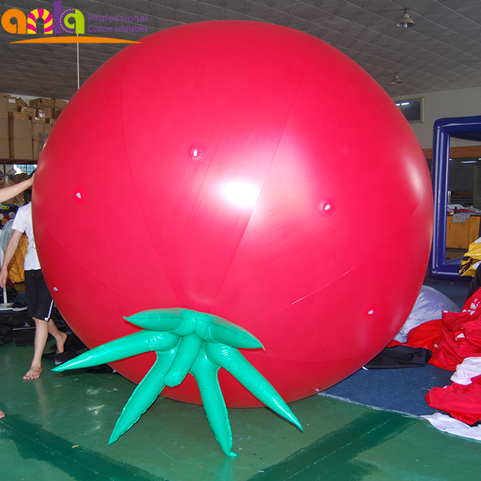 Outdoor giant inflatable vegetable balloon inflatable tomato for sale