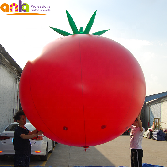 Outdoor giant inflatable vegetable balloon inflatable tomato for sale