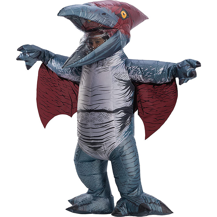 Hot Sale Customizable Size Adult Children Dress Up Gray Pterosaurs Holiday Party Halloween Giant Inflatable Costume