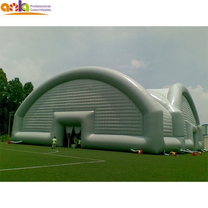 Professional giant inflatable party tent, cheap custom big outdoor inflatable grey big cube tent for sale