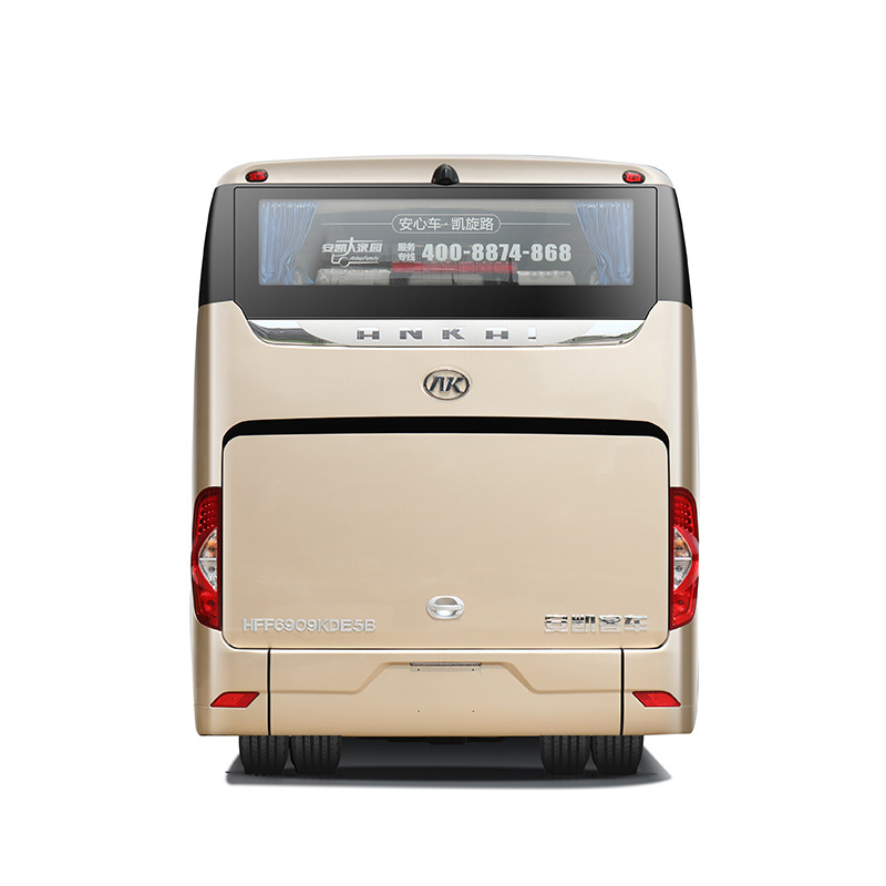 rear engine medium coach bus with 33 seats and front and middle passenger door