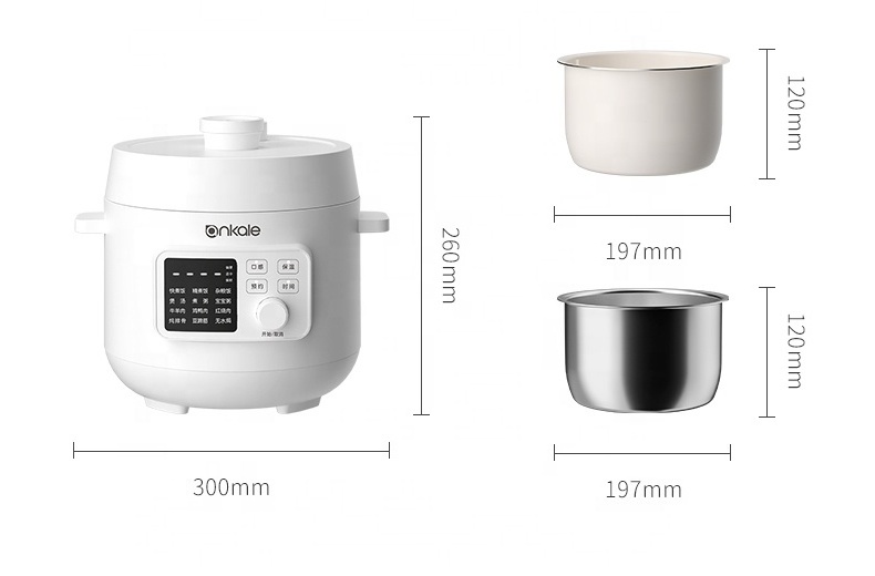 2023 New design Korea style kitchen appliance multi function pressure cooker digital 3L rice cooker multifunction rice cooker