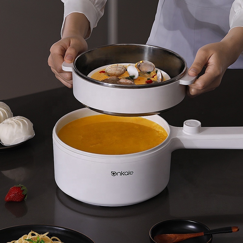 New Korean top fashion  Mini home and office electric cooking pot mini noodle cooker and commercial hot pot