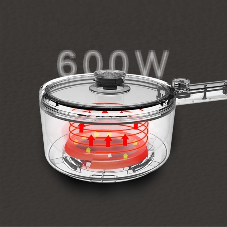 New Korean top fashion  Mini home and office electric cooking pot mini noodle cooker and commercial hot pot