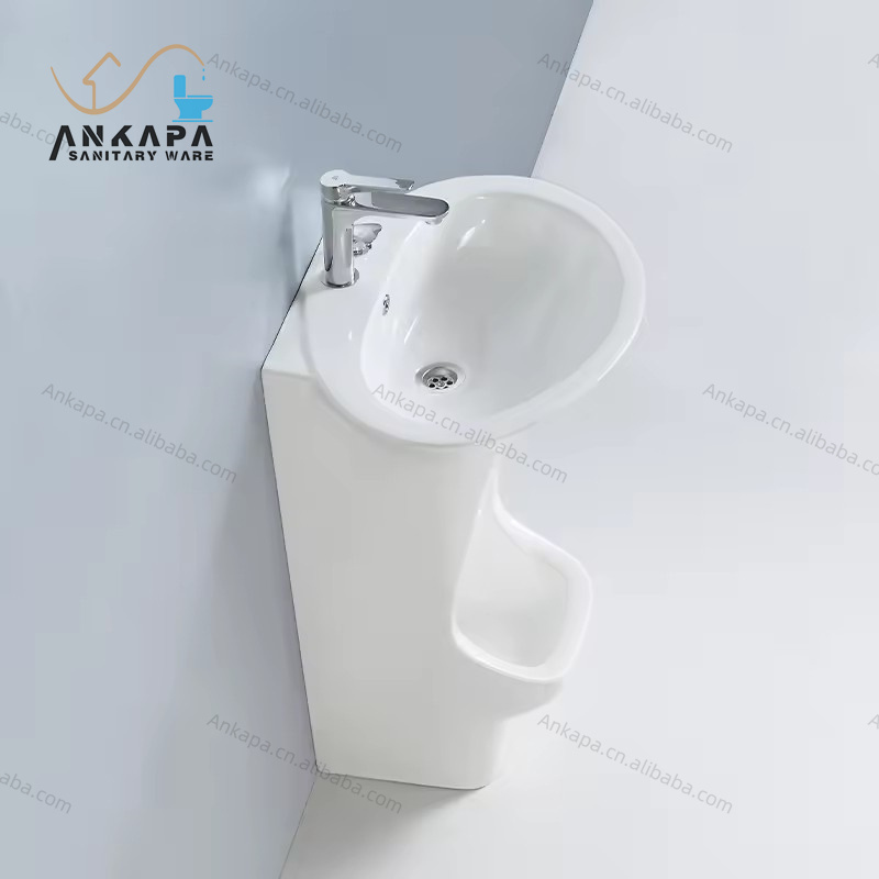 Revolutionary new design double-layer wash-basins for Muslim.Ceramic foot basin combination Wudu wash basin