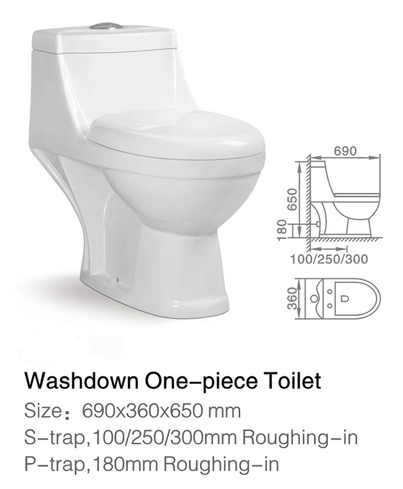 Sanitary ware wc toilet bowl and pedestal wash basin sink set modern bathroom WC Washdown Flush