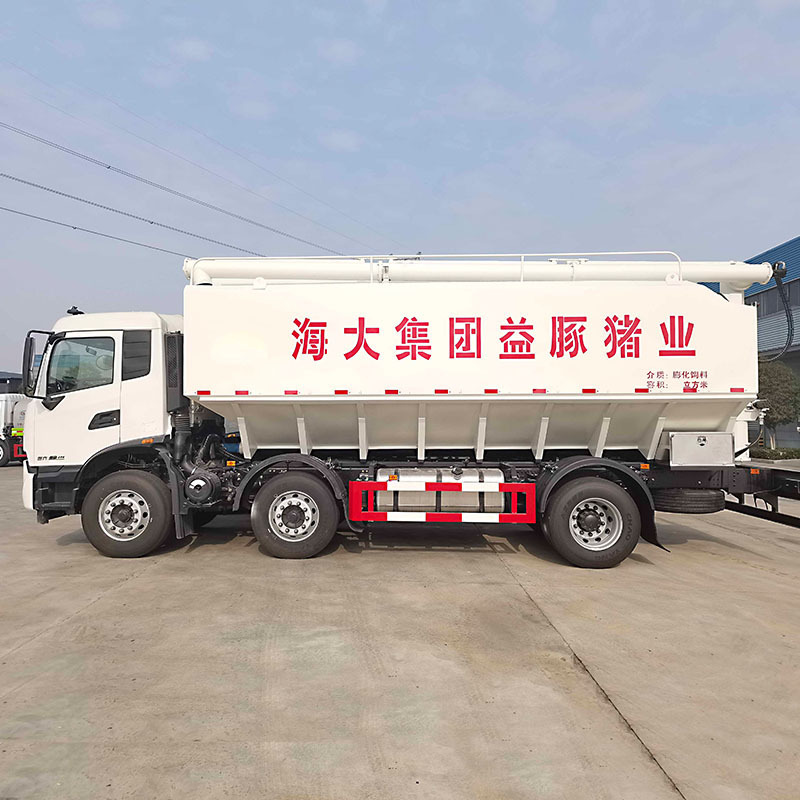 Good quality dongfeng 6*2 15 ton chicken cattle pig feed truck for poultry feed transport