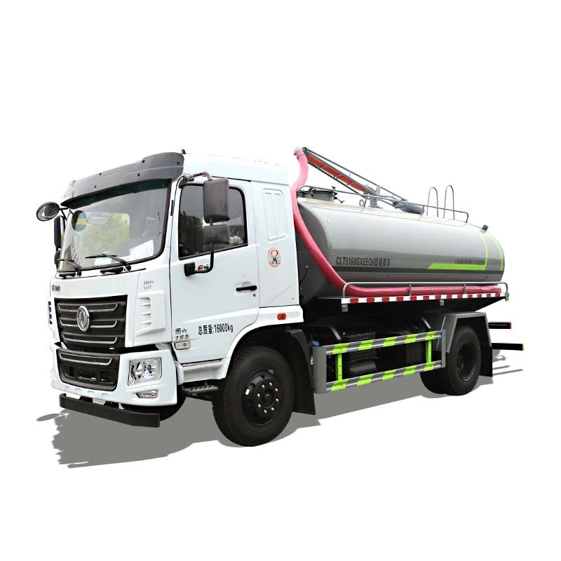 12500L new or used 4*2 6 wheels dongfeng special vacuum pump septic tank vacuum sewage suction trucks