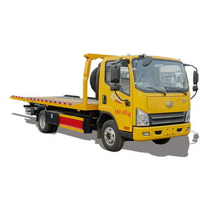 Hot selling new or used 5 ton 4*2 FAW wrecker truck with wrecker bed for sale