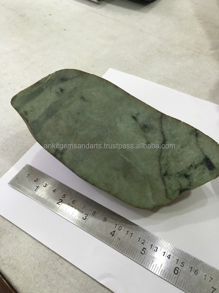 Rough Green Myanmar Jade