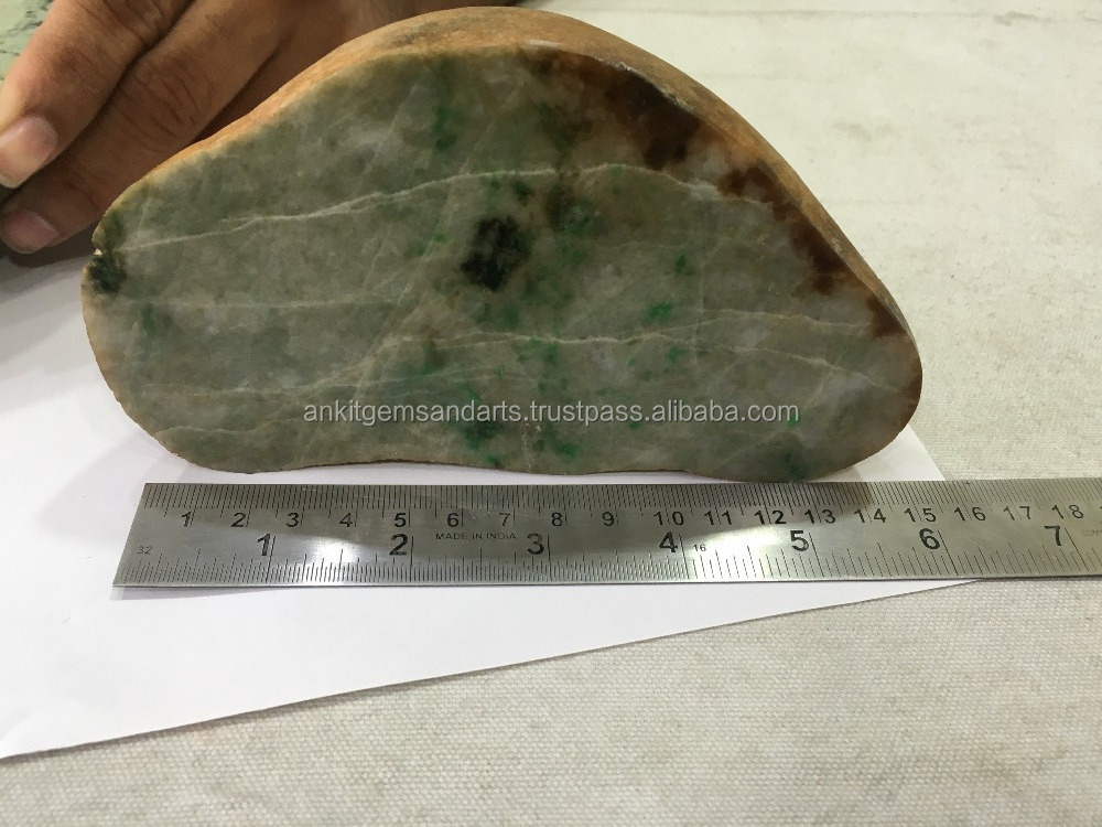 Rough Green Myanmar Jade