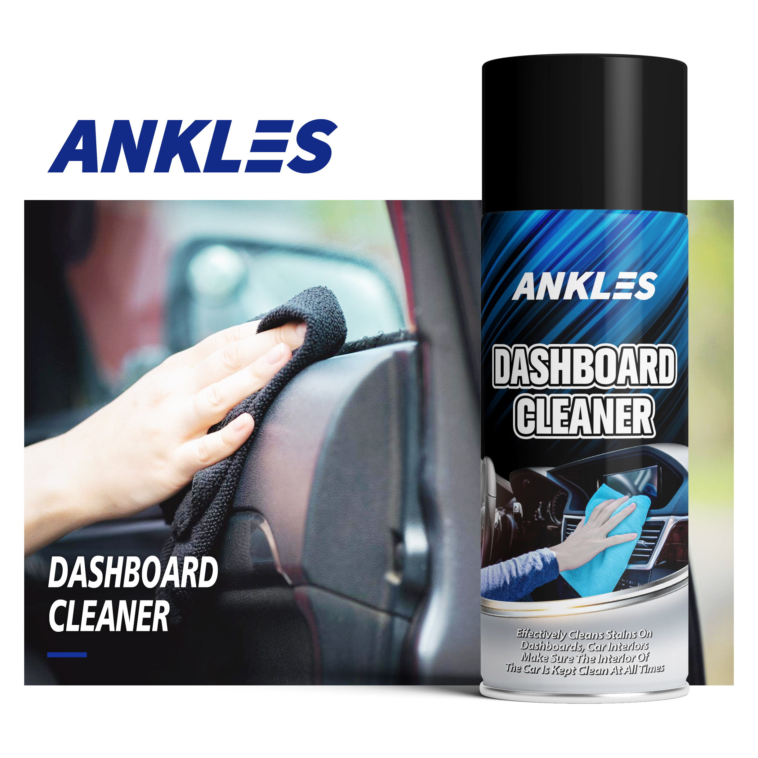 ANKLES wholesale custom dashboard cleaner shiner polish for cars best car interiors dashboard cleaner spray