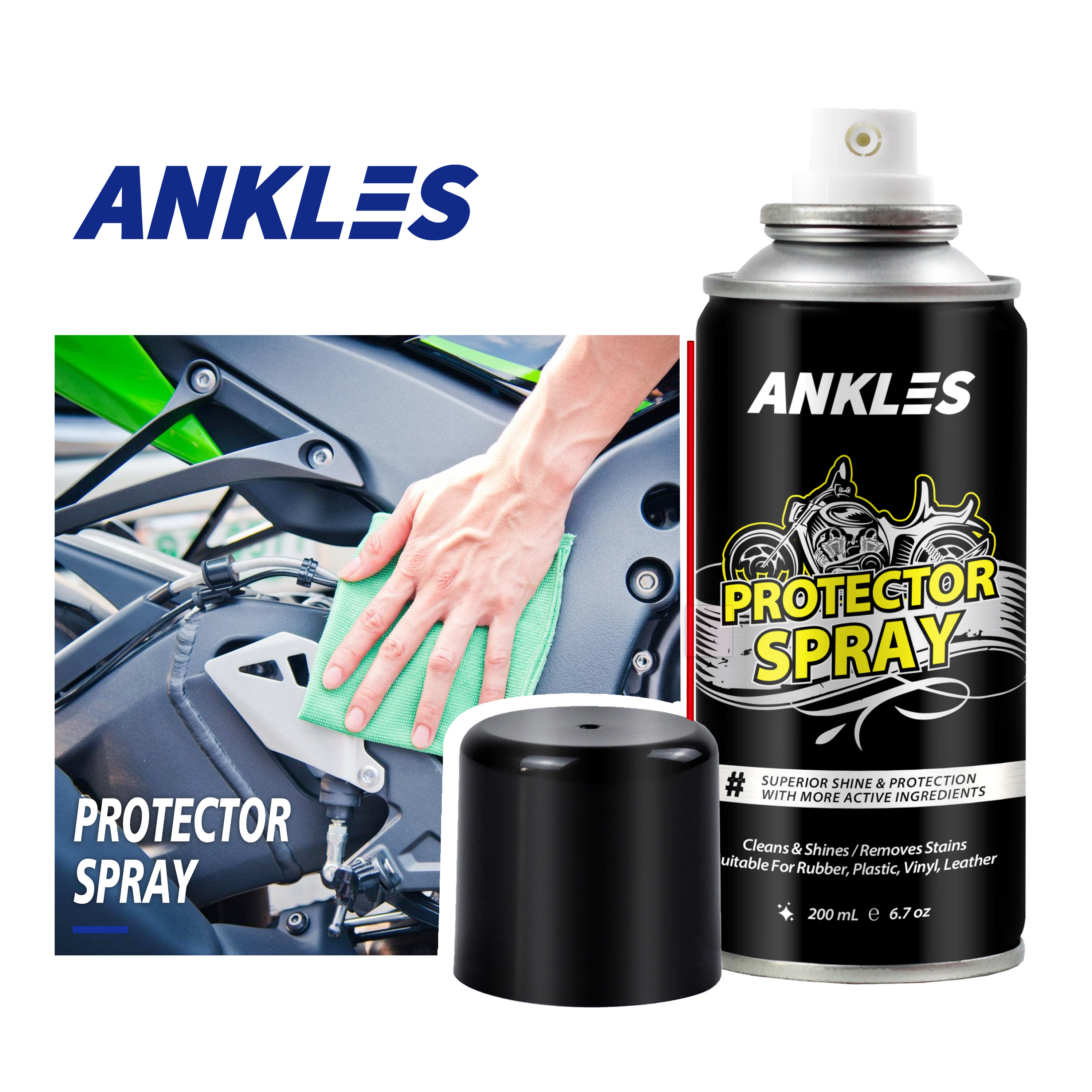 ANKLES Silicone Dashboard Wax Motor Shine Car Polish Motor Wax Protector Spray