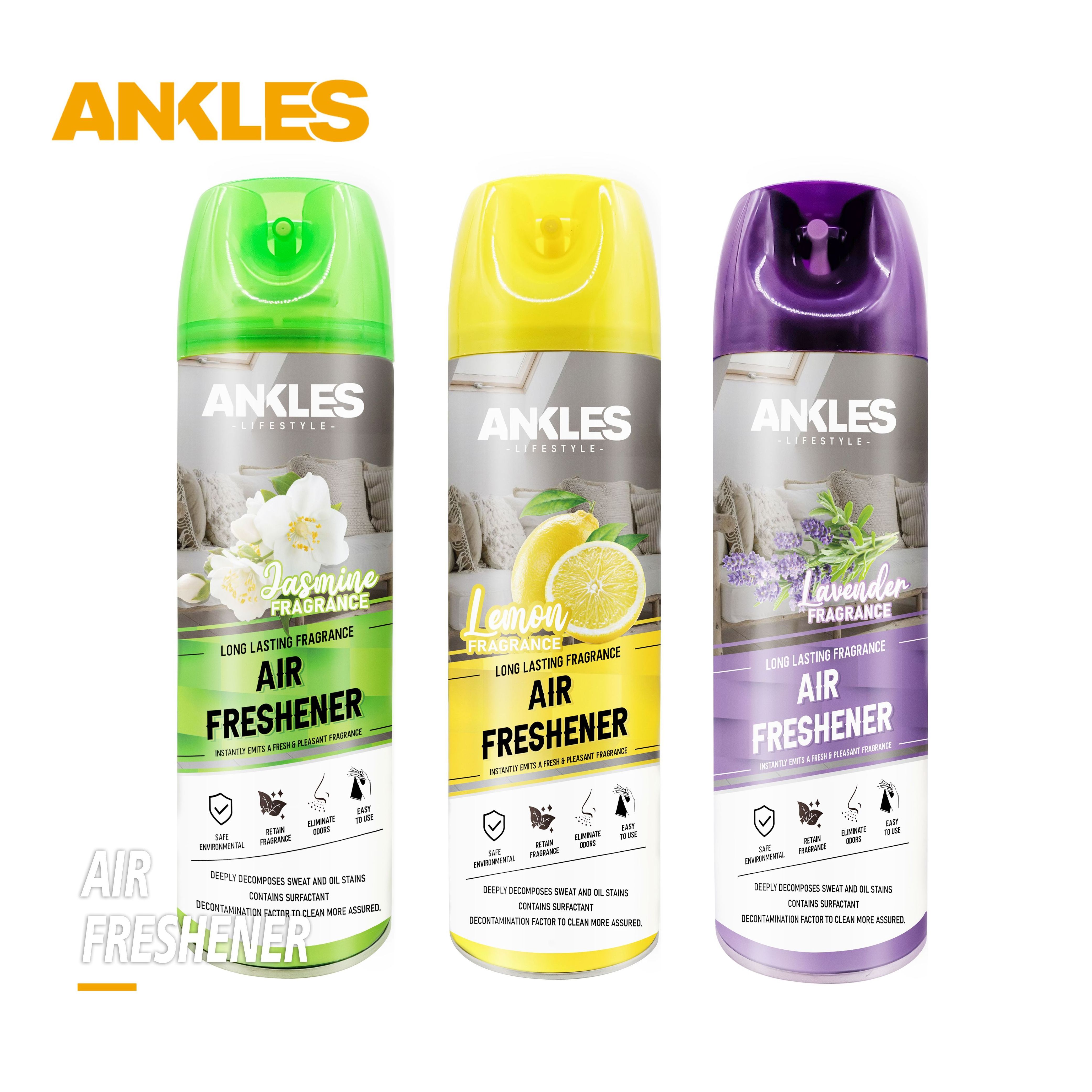 ANKLES gel automatic initial air freshener peach nectar auto room air freshener spray custom car air freshener