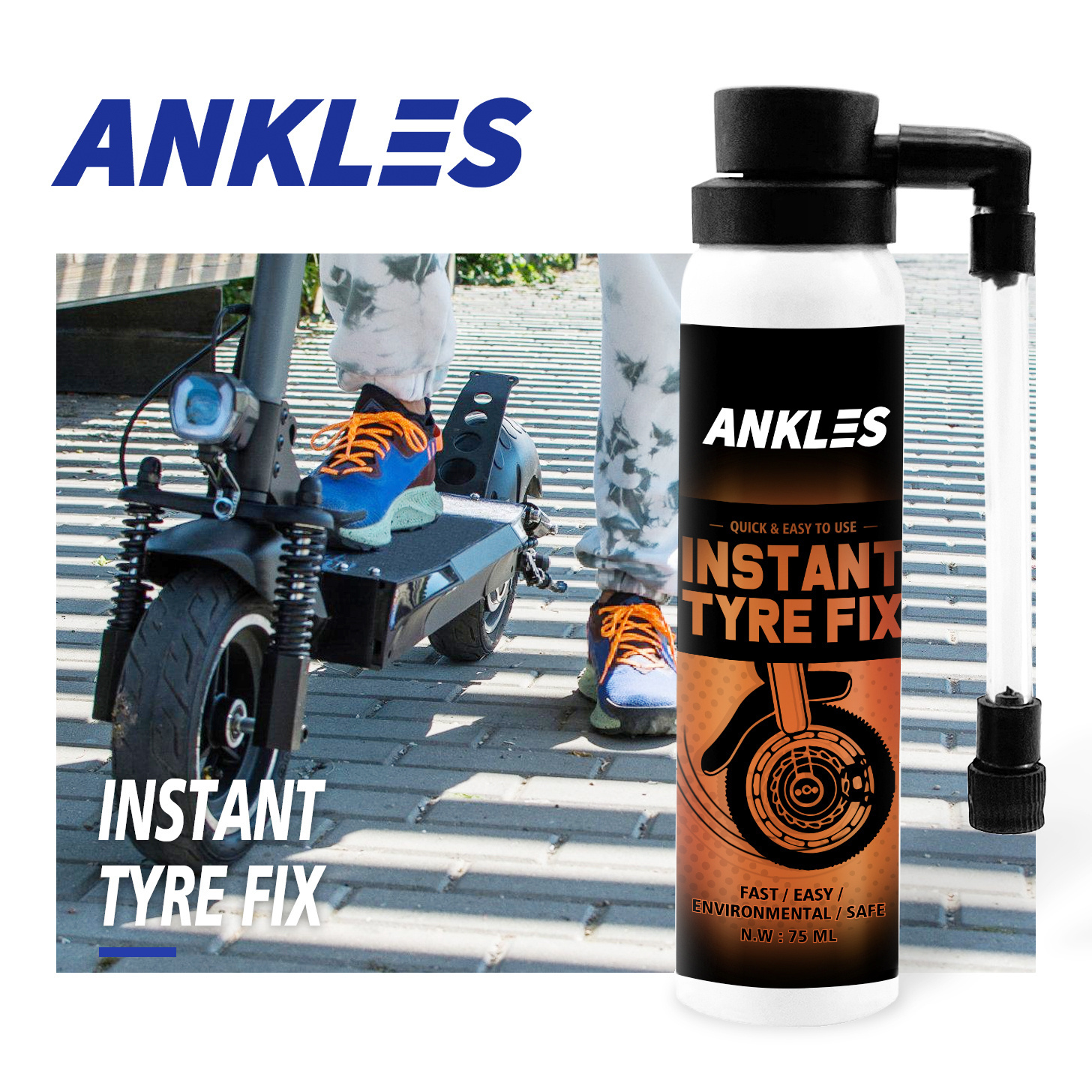 ANKLES wholesale Car Care inflator for tire sealer and tyre quick repair tire sealant