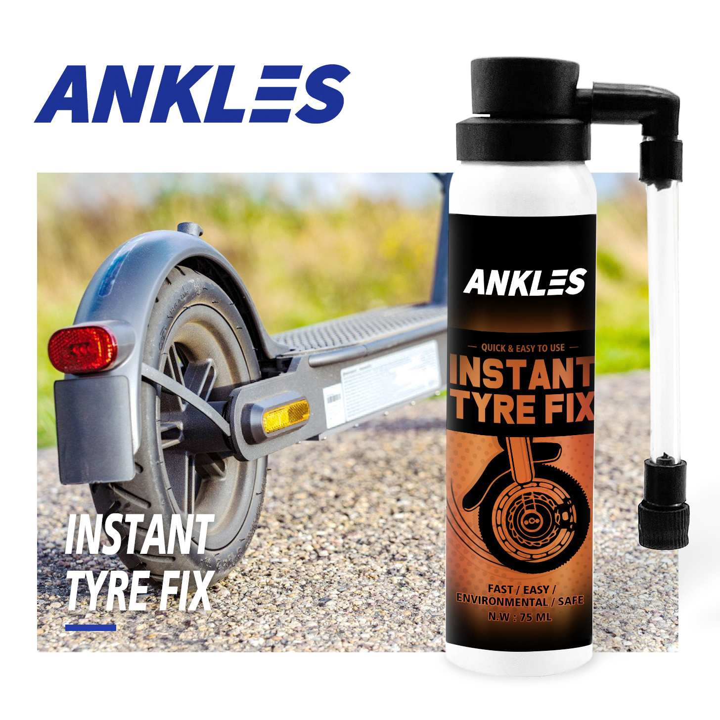 ANKLES wholesale Car Care inflator for tire sealer and tyre quick repair tire sealant