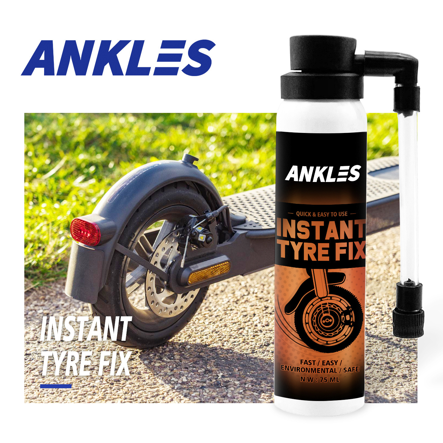 ANKLES wholesale Car Care inflator for tire sealer and tyre quick repair tire sealant