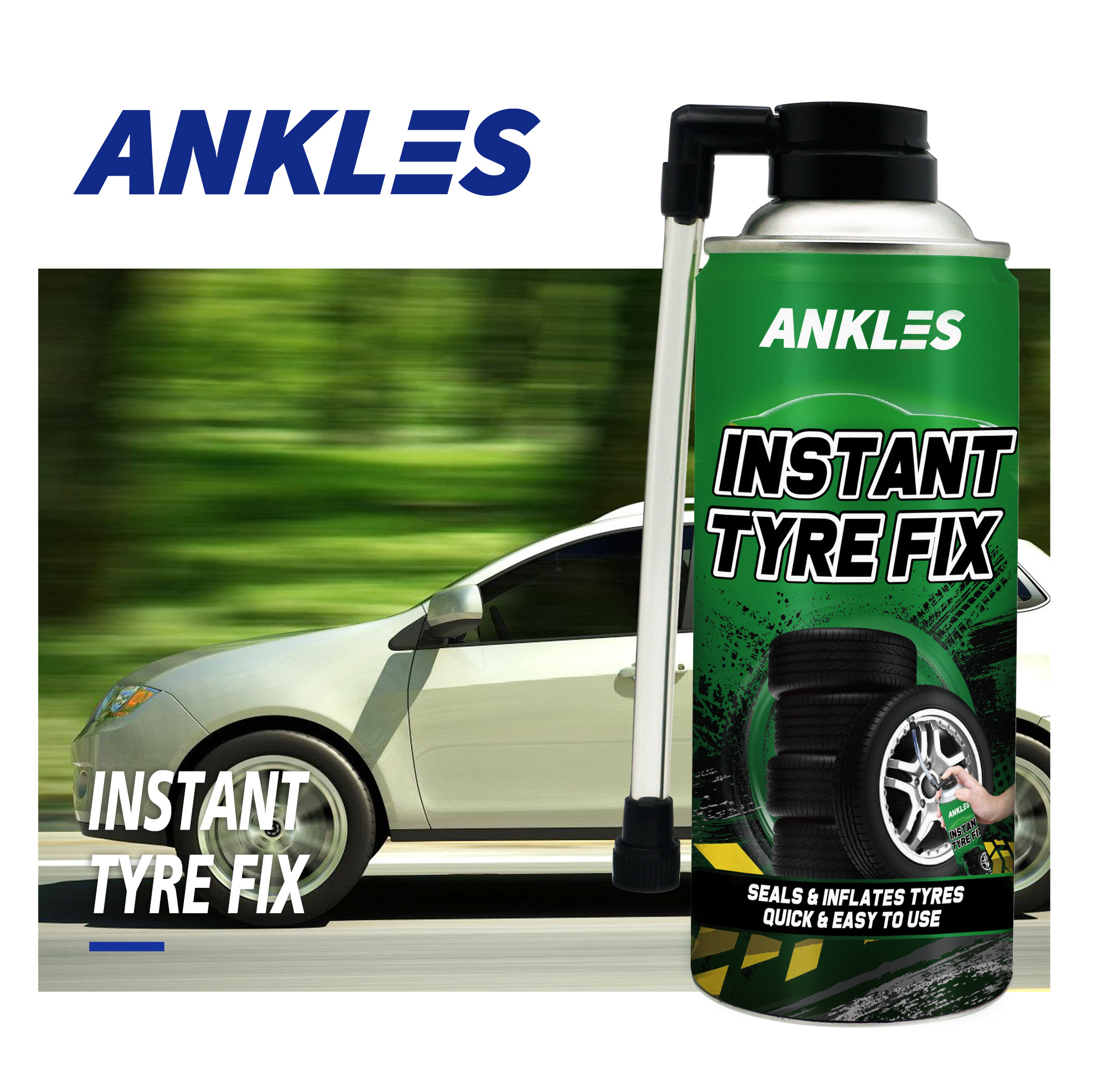 ANKLES 450ml car care motor bike tubeless ygp tire sealant and inflator tire sealant