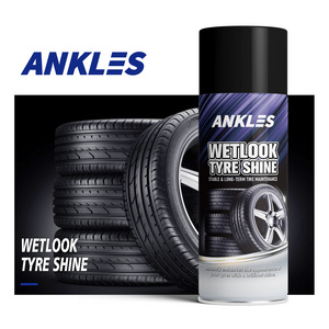 ANKLES high quality tire brightener water repellent protection brightening tire polish liquid spray wax tire shine