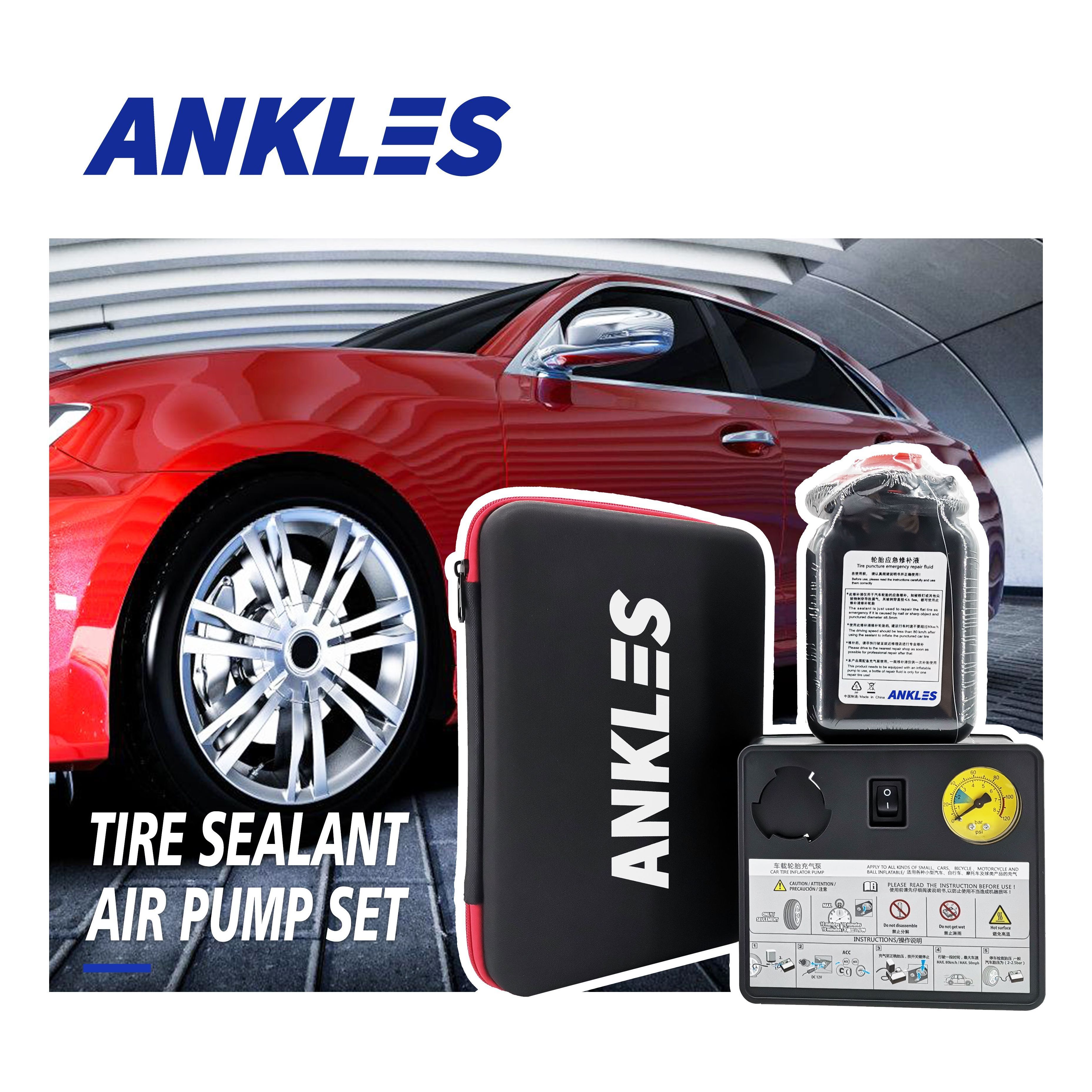 ANKLES Heavy Duty emergency outdoors tubeless Tyre Puncture Flat Tire Repair Kit for Motorcycle,car,Trucks car emergency kit