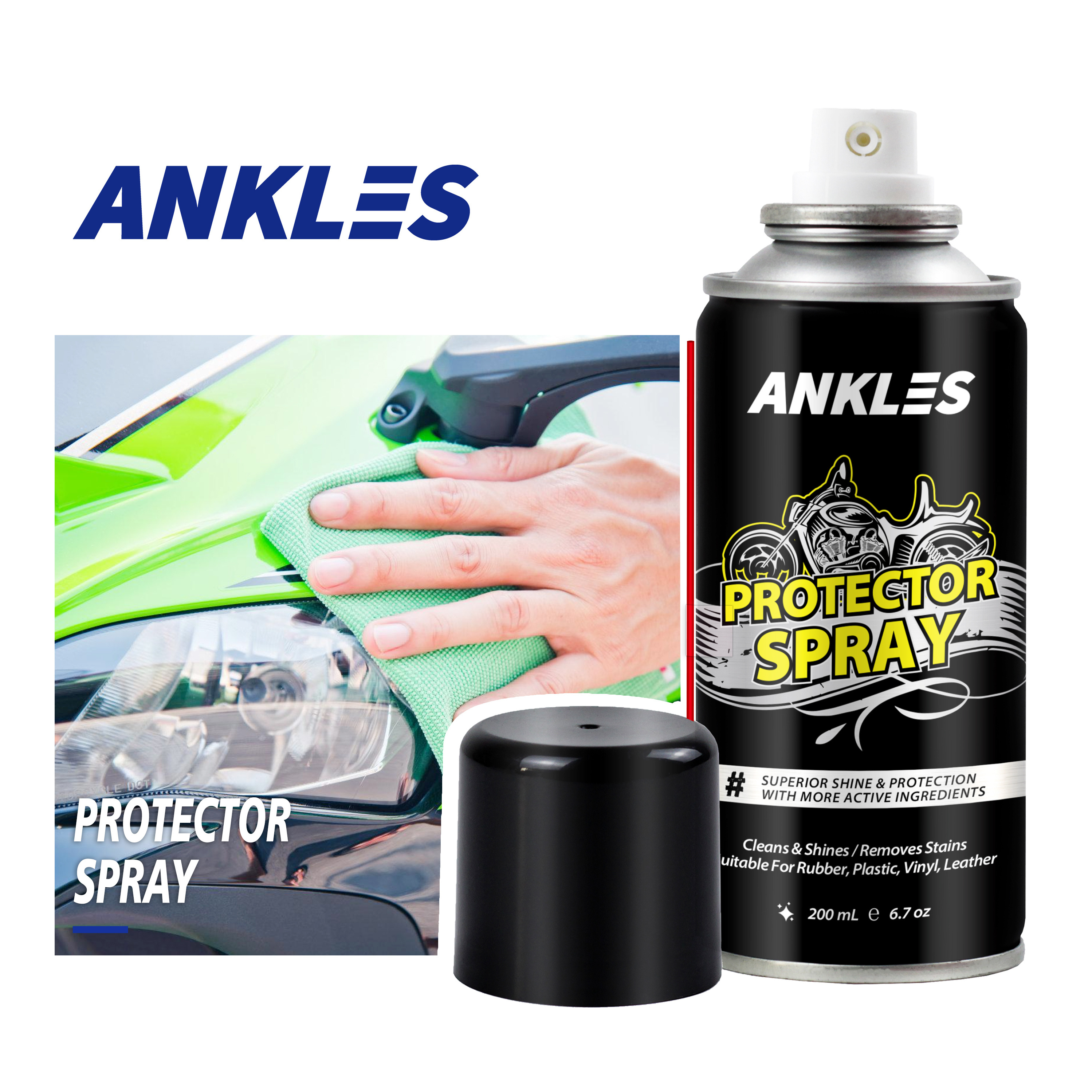 ANKLES Silicone Dashboard Wax Motor Shine Car Polish Motor Wax Protector Spray