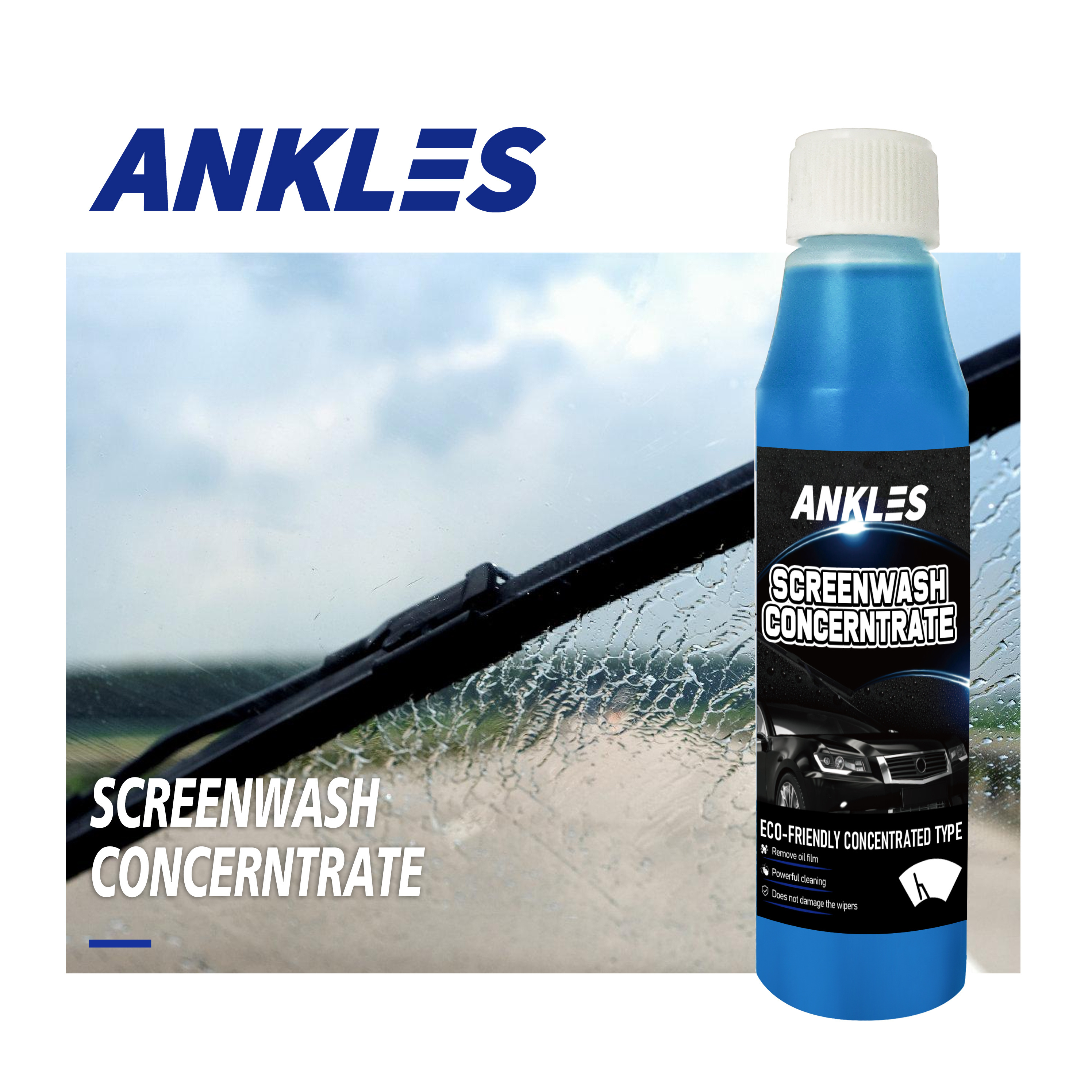 ANKLES RTS High Quality Custom Car Windshield Wiper Washer Fluid Windscreen Cleaner Windshield Washer Fluid