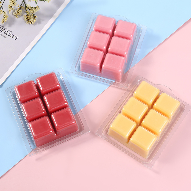 INVAHOO Wholesale High Quality DIY Home Decoration Natural Rose Lavender Scented Soy Wax Cubes Blocks Candles Scented Wax Melts